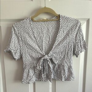 Urban Outfitters Tie-Front Top